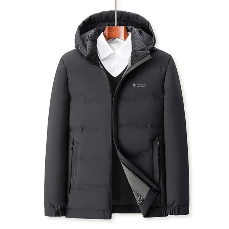 

698 Male Clothing Men's Winter Parka Windproof Coat Warm Jacket Hooded New Arrived Casual Thickened Coat Thick Puffer Coat