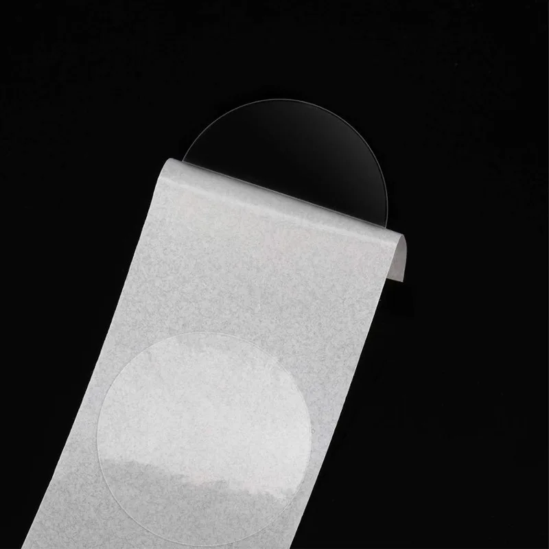 500pcs Transparent Round PVC Stickers 2"/2.5"/3.0 Crystal Clear Envelope Stickers Labels Retail Package Clear Seal Labels image 6