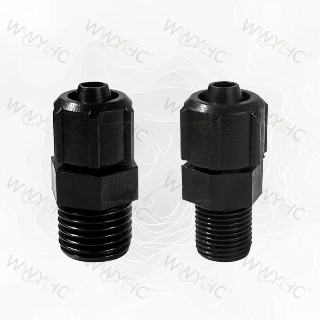Tire Disassembly and Assembly, Tire Stripping Machine Accessories, Five-way Valve, Trachea Black Plastic Joint, Straight Elbow