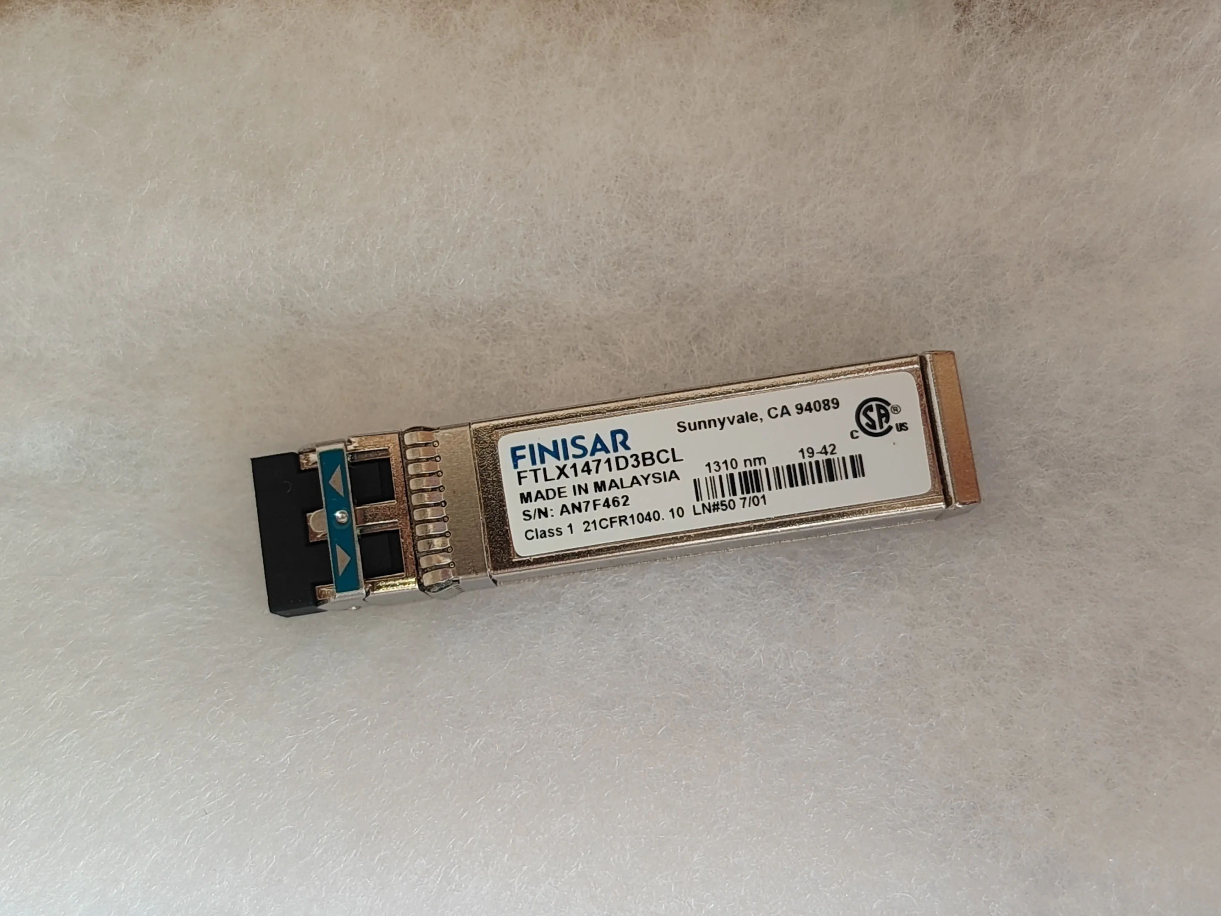 New FTLX1471D3BCL finisar 10G LR 1310NM 10KM Transceiver SFP 10gb Single mode optical transceiver/10g sfp network card sfp 10g