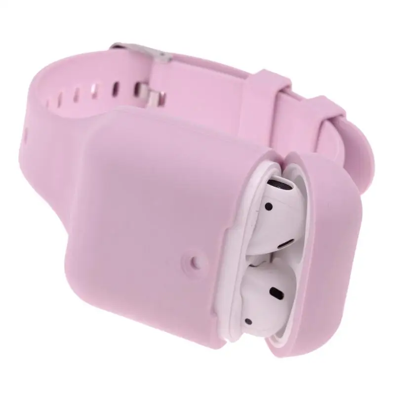 

Applicable AirPods protective case Apple wireless Bluetooth headset storage box 1/2 generation portable anti-lost silicone