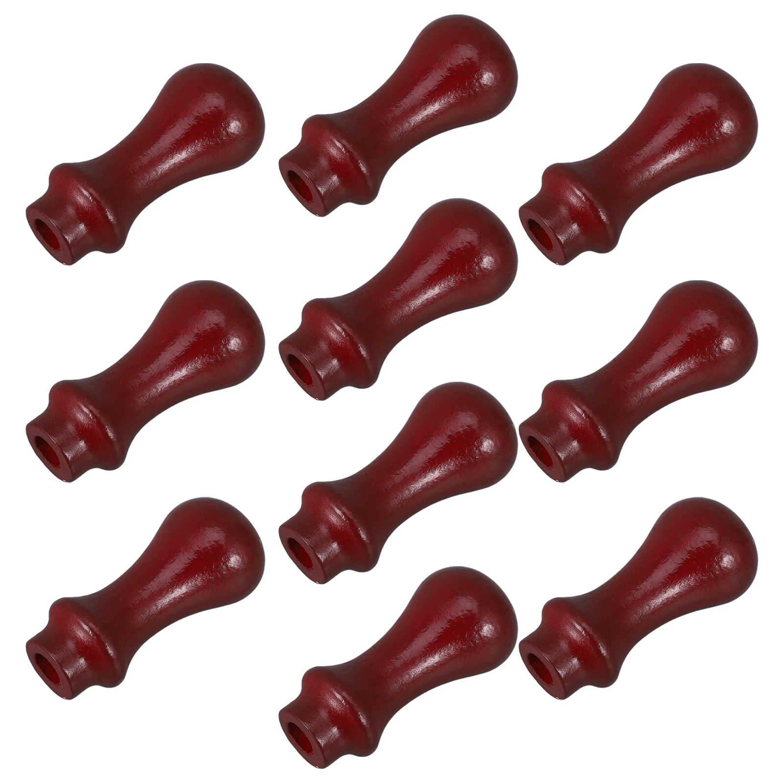 

10pcs Vintage Handles Wooden Diy Stamping Tool For Envelope Crafting Wedding Invitations Packaging Durable Replacement Parts