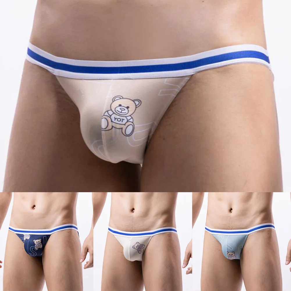 

Sissy Underwear Men Thongs Low-Rise Jockstrap Breathable Briefs Sexy Lingerie Outfit Summer Comfortable Underpants HombreSensual