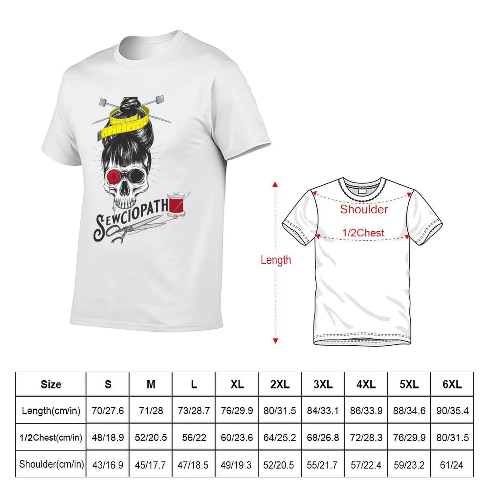 SewCiopath T-Shirt kawaii clothes customizeds vintage t shirt men
