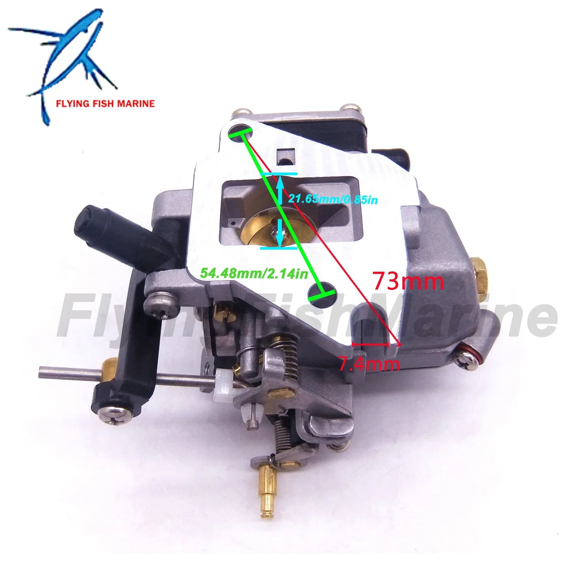 

6E8-14301-05 6E7-14301 684-14301 2-stroke 9.9hp 15hp Boat Motor Carburetor Carb assy For Yamaha Outboard Engines