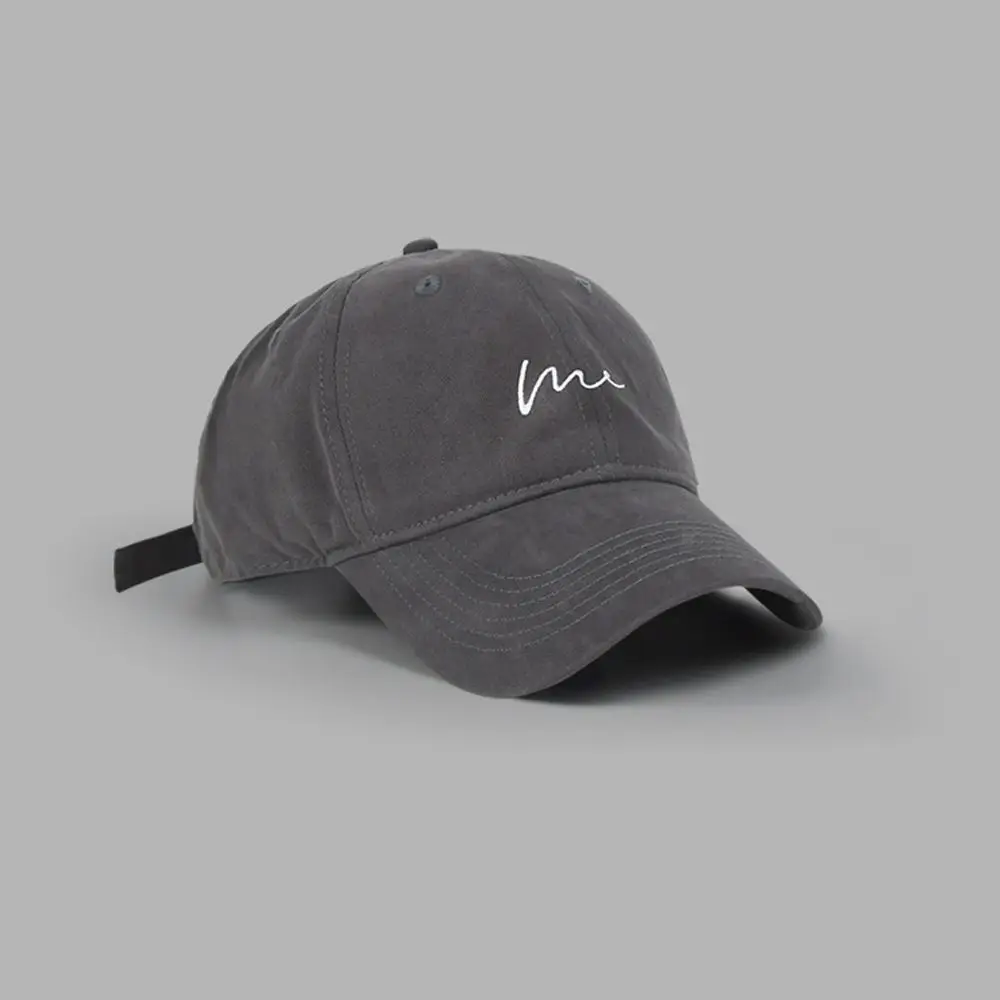 

Casual Cotton Retro Baseball Cap Letter Embroidery Five Colors Hip Hop Peaked Cap Sun Visors Korean Snapback Hats Teenager