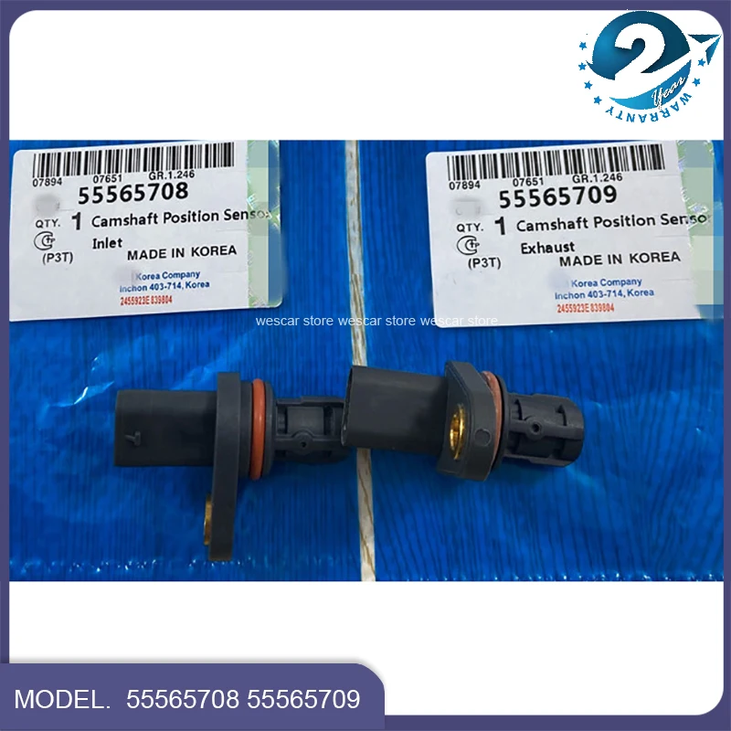 

2pcs/set Camshaft Position Sensor For Chevrolet Aveo Cruze Sonic Opel Vauxhall Pontiac OEM# 55565708 55565709 25195555 25195556