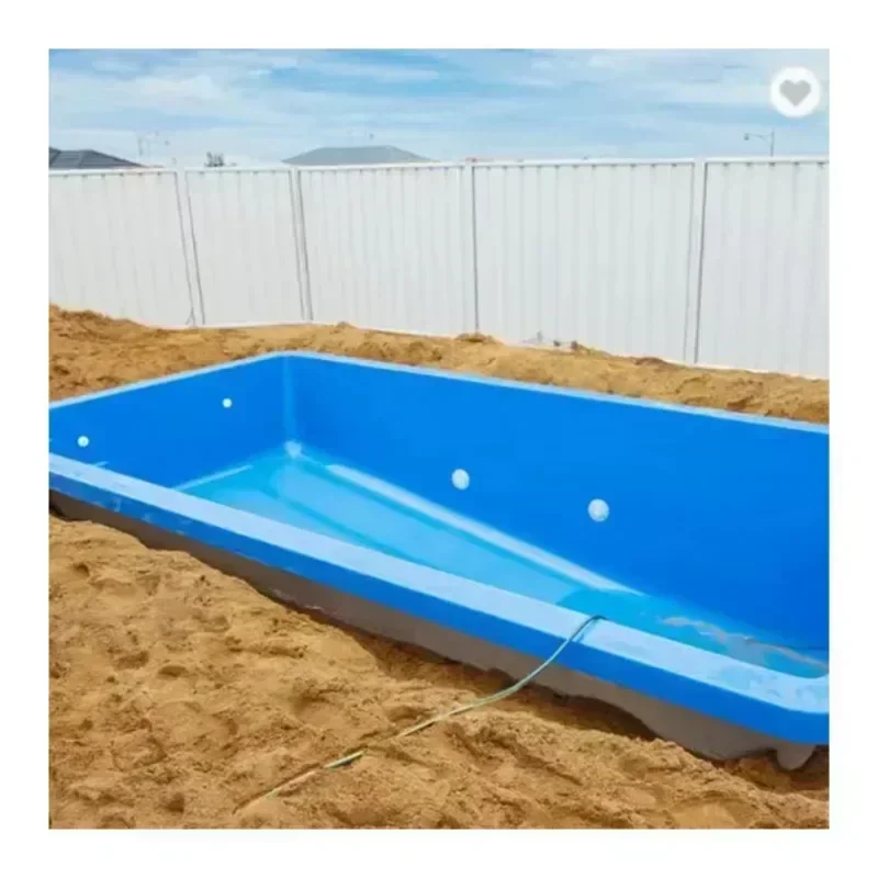 Hot sales custom size color prefab outdoor home garden inground piscina swim spa pool design frp fiberglass swimming pools