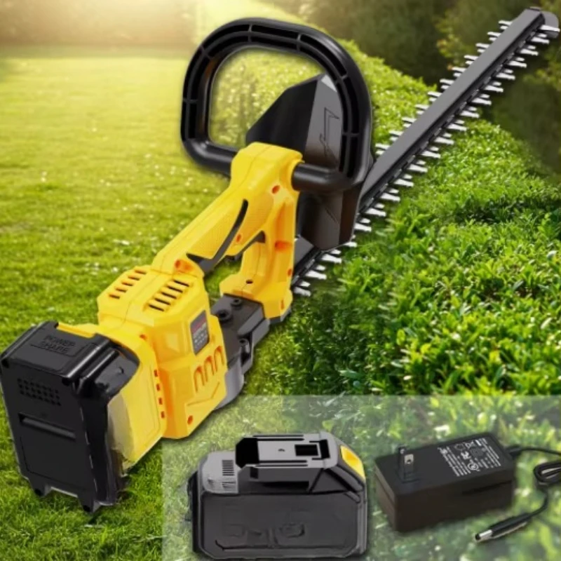 Hedge trimmer - rechargeable handheld trimmer - garden tea tree hedge trimmer