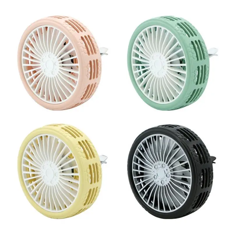 Car Electric Fan Adjustable Control USB Charge Dual Head Fans ABS Three Speeds Summer Cooling Fan Accessories For Truck Van SUV