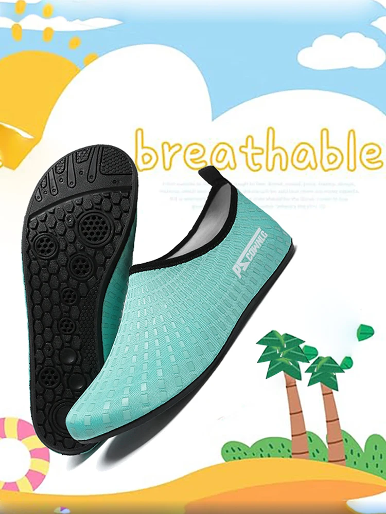 Summer Water Shoes For Men Breathable Beach Shoes Adult Unisex Soft Walking Surfing Shoes Hiking Upstream Sneakers image 4