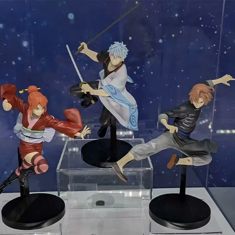 

Фигурка Bandai Banpresto Vshin Gekijouban Gintama: Ёсивара Саката Гинтоки, Дайэндзё Кагура, Камуи — серия Vibration Stars