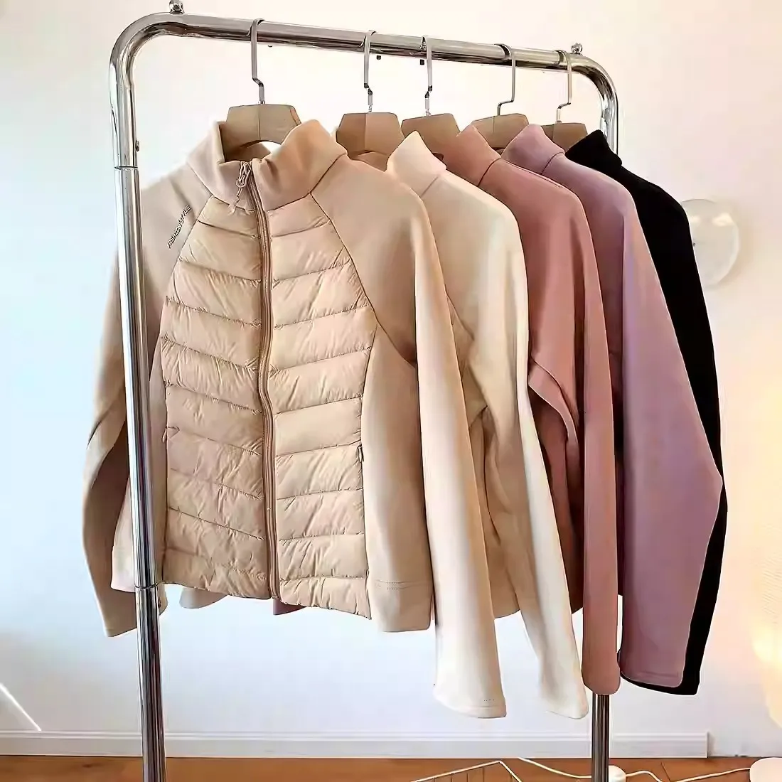 Lightweight Stand Collar Women Down Jackets Autumn Winter 90% Down Patchwork Slim Fit Warm Coat Female Casual Bottom Inner Liner