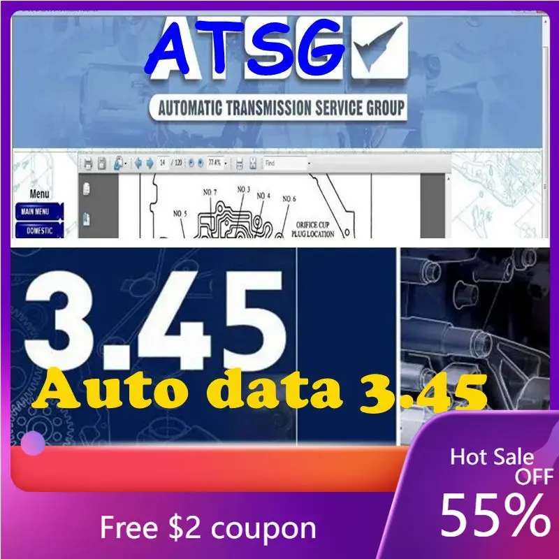 

2025 Лидер продаж Autodata 3,45 + ATSG 2017, программное обеспечение для технического обслуживания автомобиля + руководство по видео в установке, автомобильное диагностическое программное обеспечение
