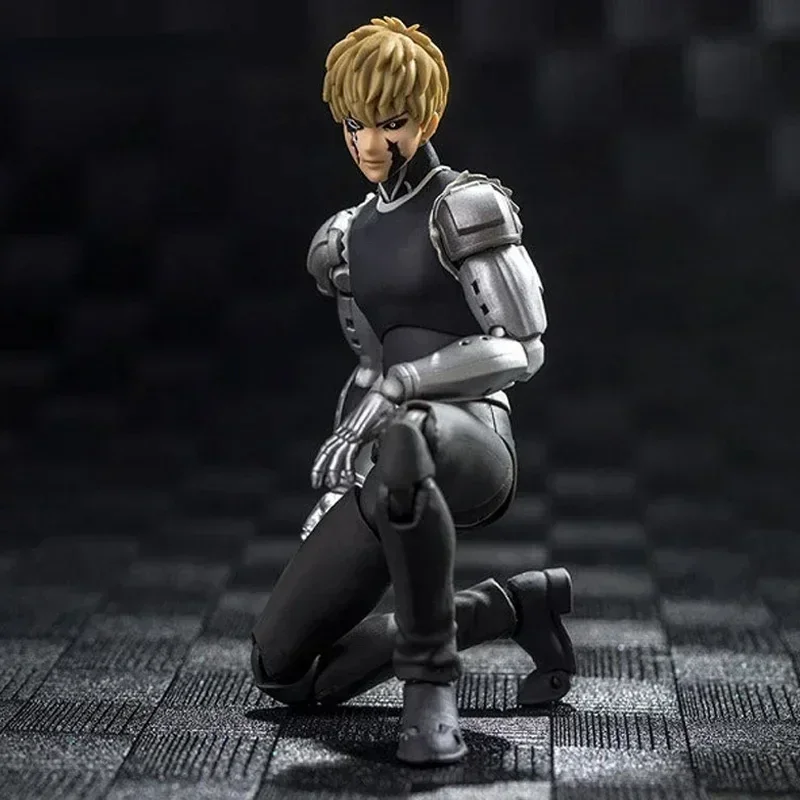 

Аниме-land Dasin/Great Toys/GT One Punch Man Saitama Genos Garou 1/12 14 см/5,5 дюймов SHF/S.H.F ПВХ фигурка модель