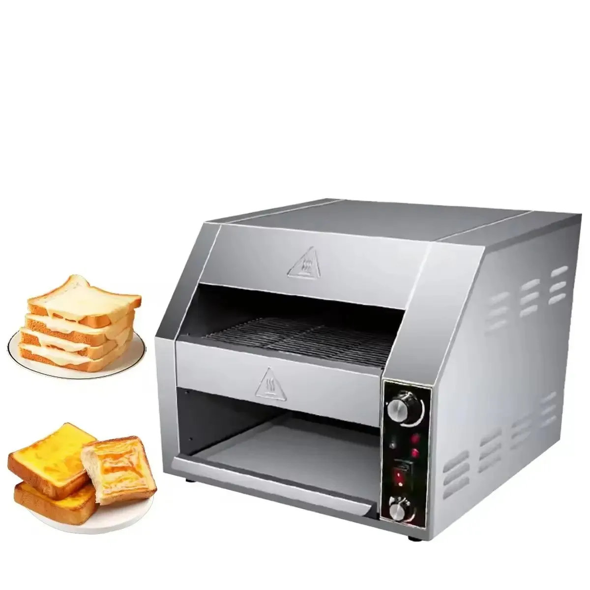 Commercial Track-Type Bread Baking Machine - Hotel, Restaurant & Family Use, Fast Production, Stainless Steel, Auto Temp Control