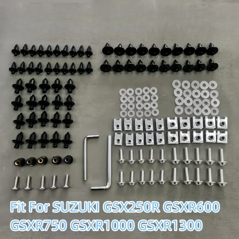 Fairing Bodywork Kit Bolts Screws Fit For SUZUKI GSX250R GSXR600 GSXR750 GSXR1000 GSXR1300