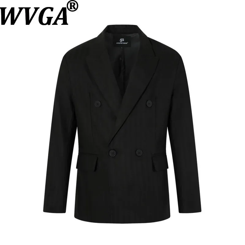 

WVGA Spring Autumn New Men's Tide Suit Set Trendy Single Button Long Sleeved Blazers Niche Chic Casual Straight Pants Ins W13934