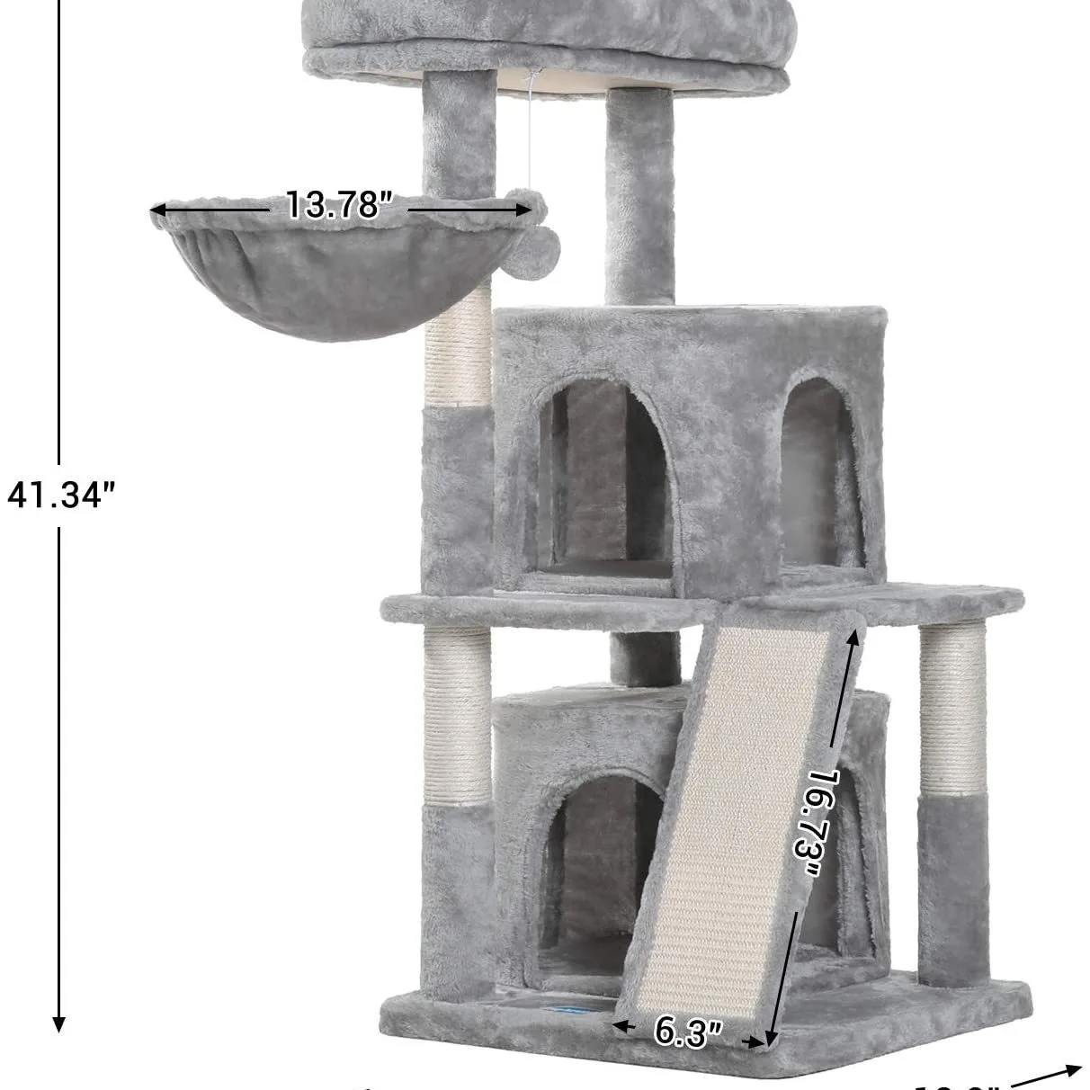 Manufacturers order wholesale pet supplies cat toy climbing frame scratching board cat tree cat bed hammock frame 105