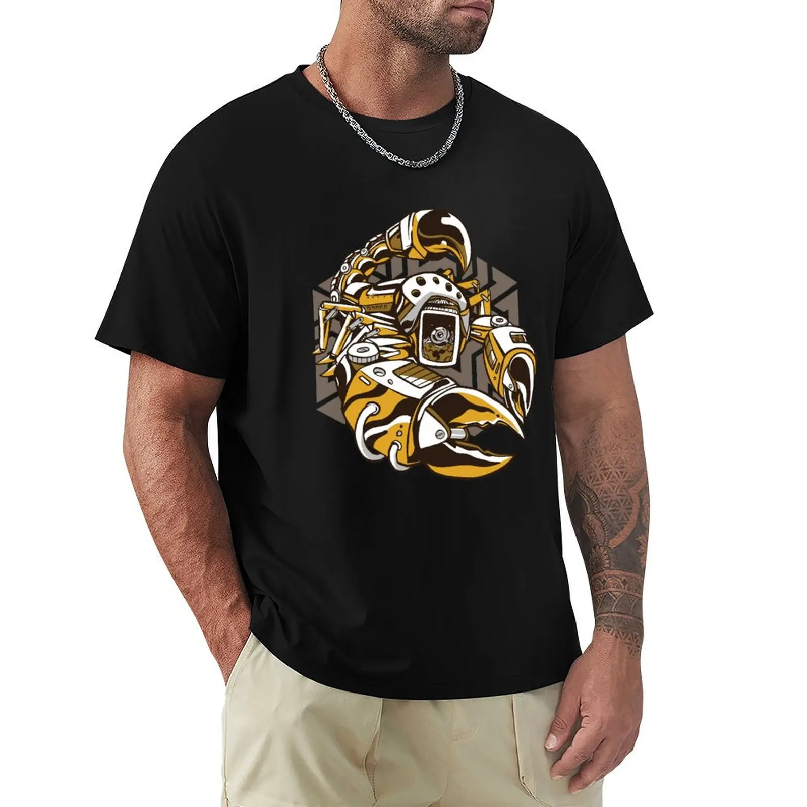 

STEAMPUNK SCORPION T-Shirt new edition graphic tee shirt customs design your own black t shirts for men