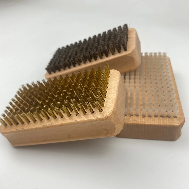 Snow Wax Brush Ski Brush Copper Wire Cleaning Brush Nylon Polishing Copper Brush Barbecue Copper Wire Brush