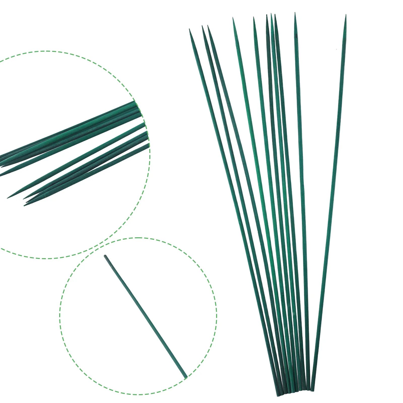 

Useful Practical Plant Stake Stake Support Tool Vine Planting Handicraft 10PCS/set 40cm Accessories For Flowers
