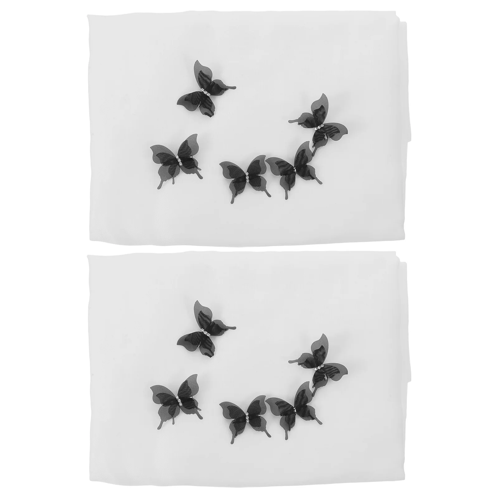 

Transparent Curtain Sheer Panels 2 Pieces 140x260cm Lightweight Window Drapes Living Room Bedroom Decorative Sheer Window