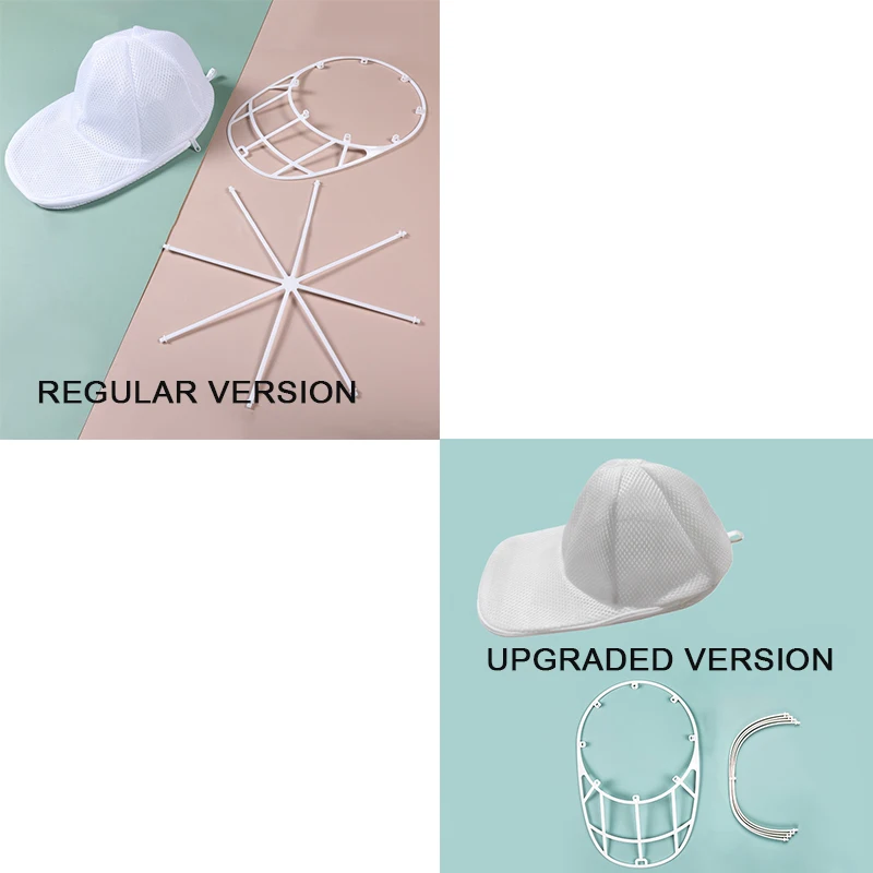 1/2/4PCS Hat Cleaner Cage for Washing Machine, Hat Cleaner with Mesh Bag, Hat Cleaner for Baseball Cap