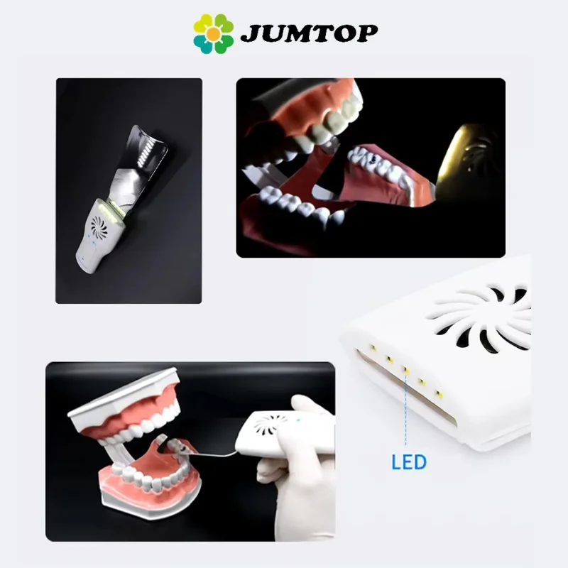 JUMTOP Dental Automatic Anti-fog Mirror Orthodontic Buccal Occlusal Lingual Oral Photography Reflector Defog Mirror