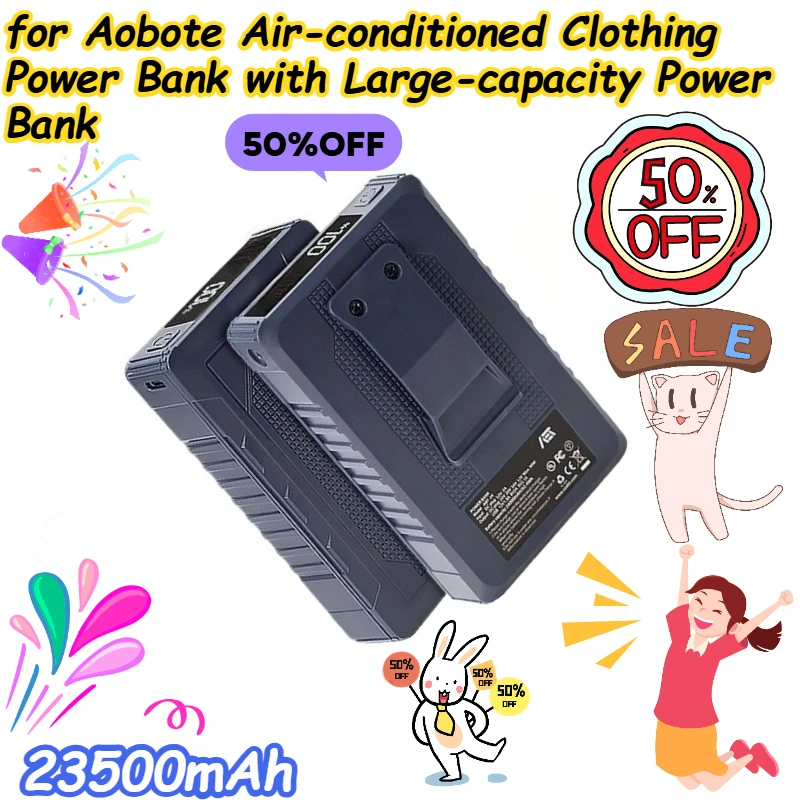 23500mAh for Aobote Air-conditioned Clothing Power Bank with Large-capacity Power Bank
