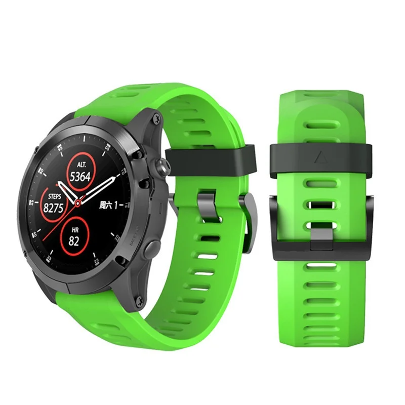 26mm Silicone Strap Watchband for Garmin Fenix 3 HR fenix3HR fenix3 Sapphire Watch Smart Bracelet Sport Replacement Wristband