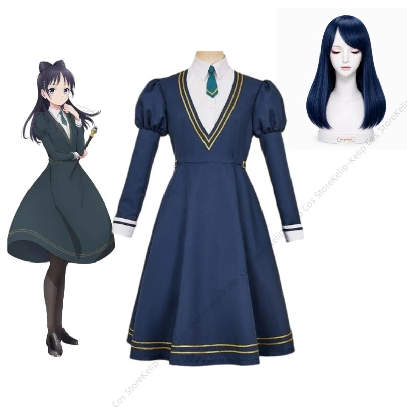 costume-cosplay-nemu-miyao-witch-watch-abito-uniforme-scolastica-blu-navy-outfit-per-halloween-carnevale-comic-con-e-feste-a-tema-anime