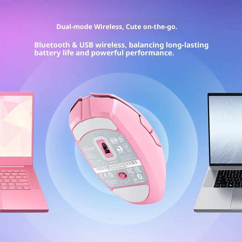 Razer Hello Kitty 50th Anniversary Dual Mode Wireless Office Mouse Pink Gift For Women Computer Peripheral Mice & Keyboards