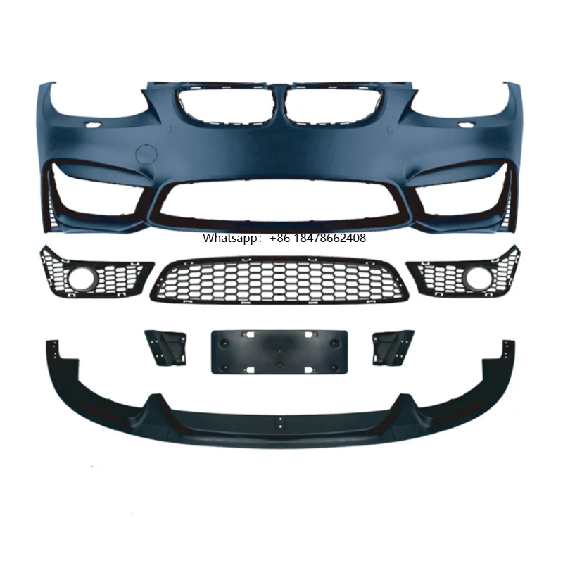 

2026 New Type High Quality PP Carbon Fiber Tail Throat 2005-2012 Car Bumpers E90 E92 E93 Refitted M3 M4 Body Kit for 3Series