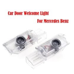 Car Led Door Welcome Light Projector Laser Lamp For Mercedes Benz R GL ML M Class X164 W215 W164 4MATIC ML300 ML500 R300 R320