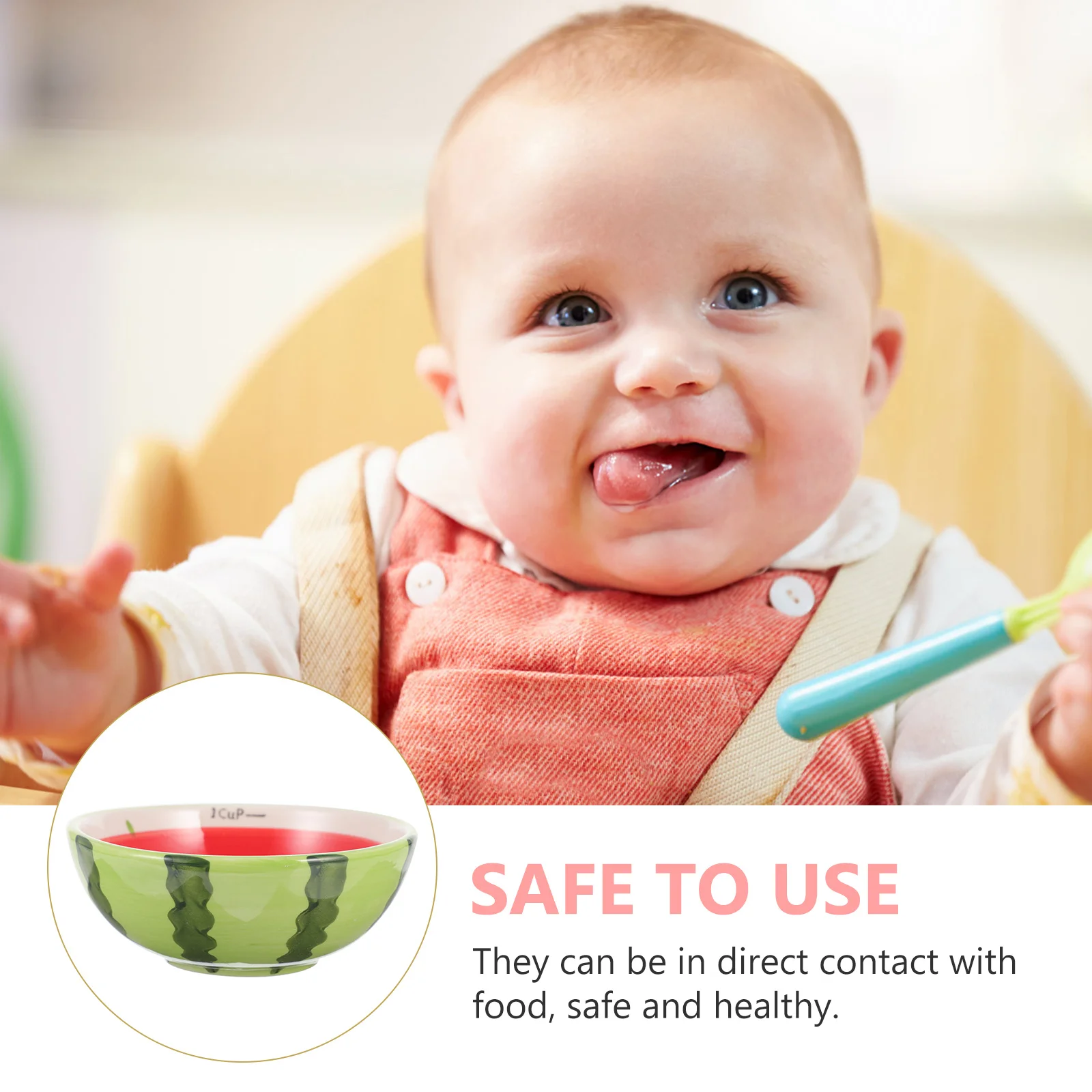 

1Pcs Cartoon Fruit Pattern Ceramic Bowl Creative Food Serving Dish for Salad Snack Decorative Kitchen Fruit Bowl