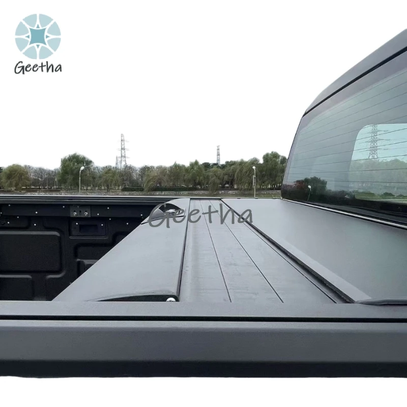 For Aluminum Hard Retractable Manual Pickup Truck Bed Cover Tonneau Cover For Gmc Sierra 1500 2500 3500