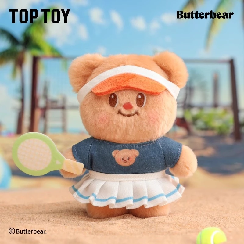 TOP TOY Blind Box Butter Bear Variety Showcase Series Plush Doll MINISO Cute Decorative Model Children's Toy Birthday Gift