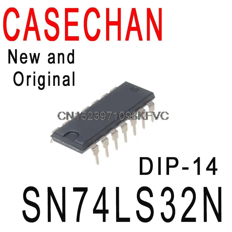 5PCS New and Original 74LS32 DIP-14 Four Groups Of 2 Input Terminals OR Gate Positive Logic Circuit In Stock IC SN74LS32N