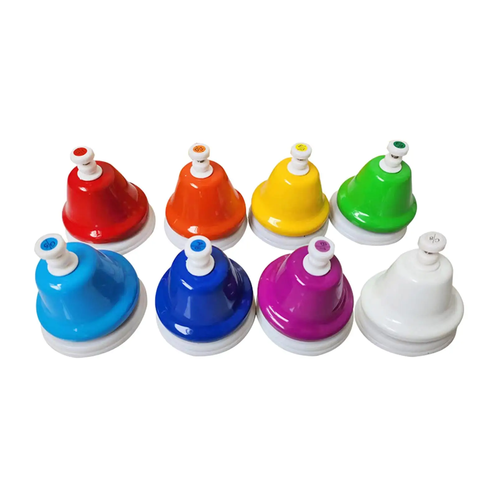 Desk Bells for Kids, Musical Handbells, Musical Instrument, 8 Notes Desk Bells, Educational Music Toys, Kids Play Desk Bells