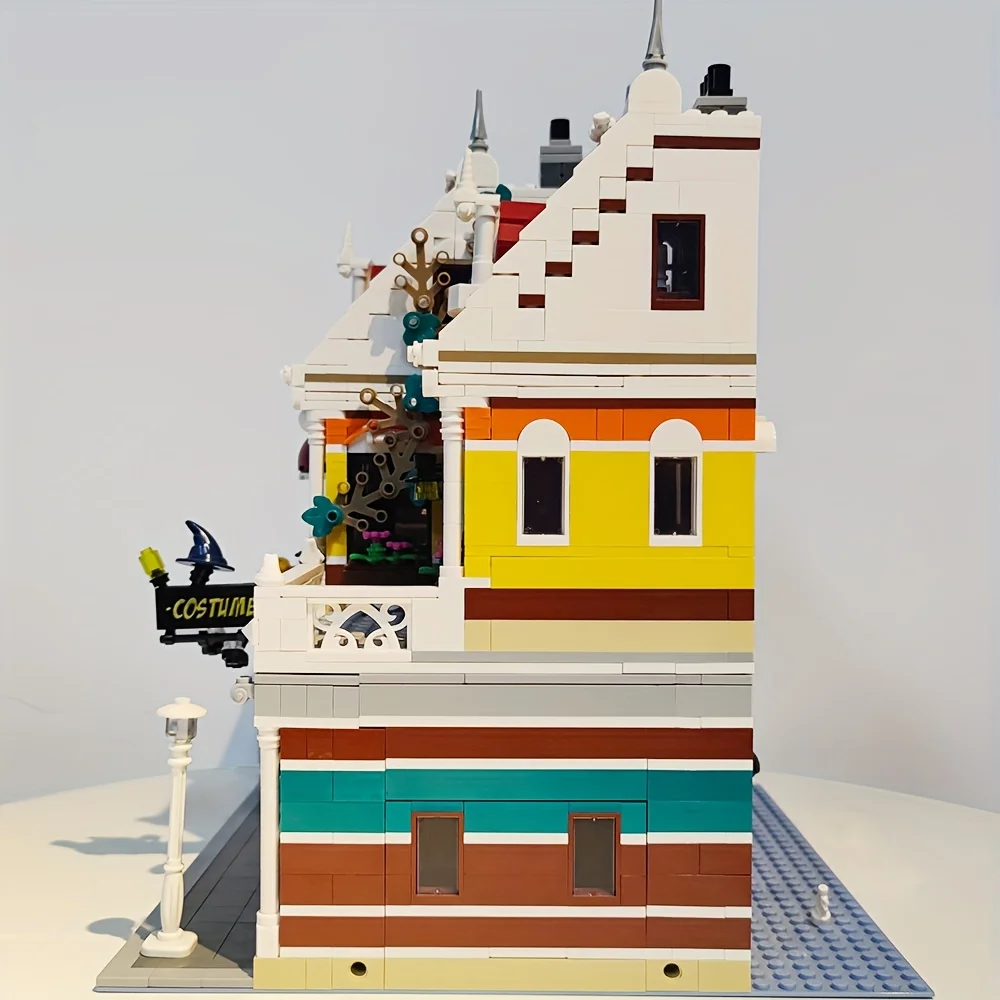 الإبداعية 3000 + قطعة MOC متجر الملابس اللبنات نموذج مثالي مدينة عرض الشارع الطوب مدينة للبخار للهدايا الكبار