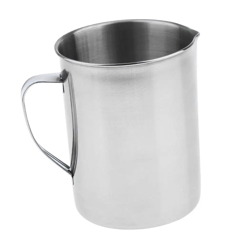 Large Capacity Stainless Steel Liquid Measuring Cup with Ergonomic Handle