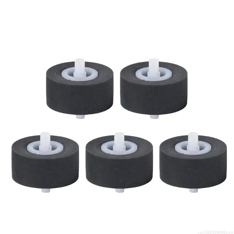 D5BB 1/5pcs T12 13mm Shaft Pinch Roller Rubber Shaft Pressure Pulley Length 12mm For Recorder Pressure Pulley