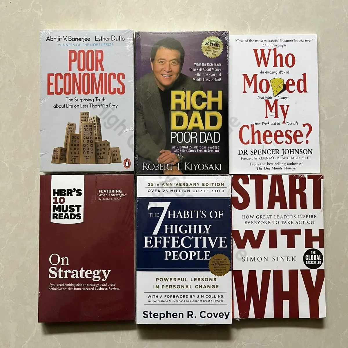 20 Books English Original Poor Dad Rich Dad Investment Philosophy Economic Management Business Review Full Set