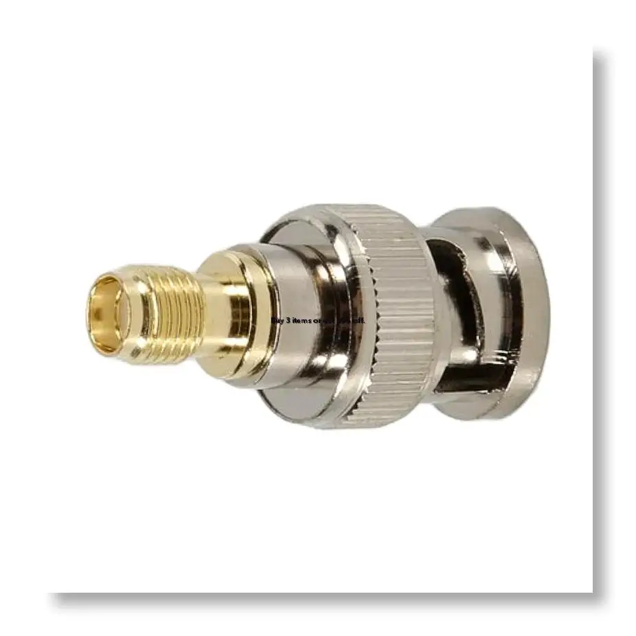 ✱BNC Male to SMA Female Plug Coax Adapter