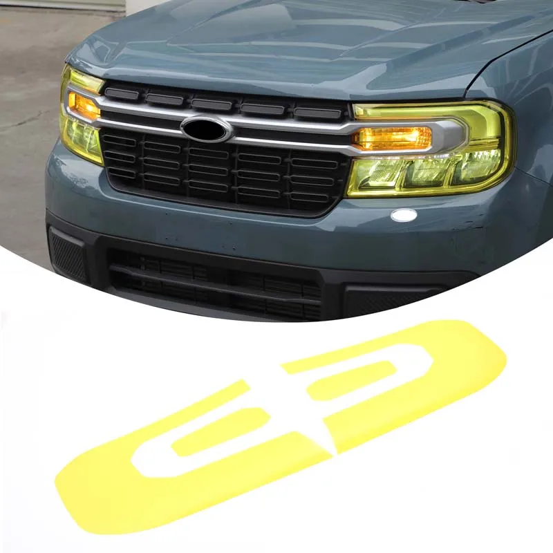 

Transparent Headlight Protective Film Headlight Trim Film Front Light Stickers Car Accessory For Ford Maverick P758 C2 2022-2026