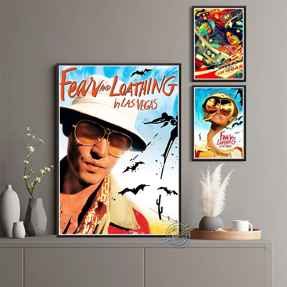 

Fear and Loathing Movie Poster Wall Art Canvas Painting Picture Decoration For Living Room Wall Stickers Gift