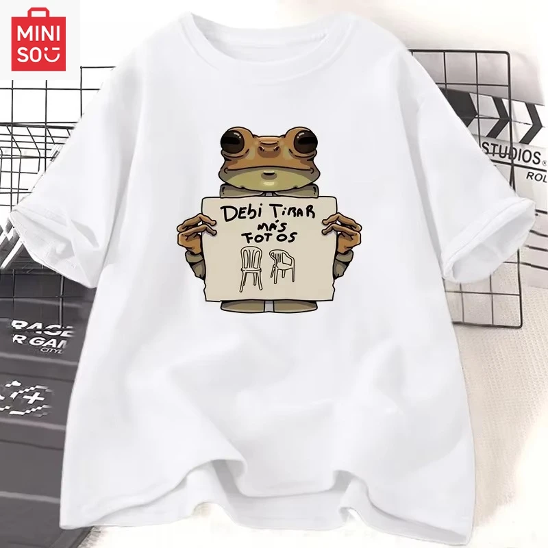 

Funny Frog Dtmf T-shirt Causal Debi Tirar Mas Fotos Printed Tshirt Short Sleeve O Neck Tee Shirt Woman Clothing Streetwear