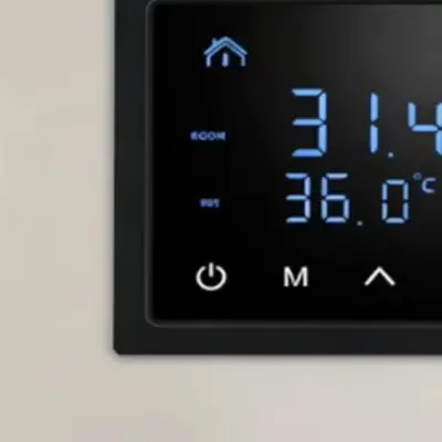 Electric Floor Thermostat MH1828A Smart Controller with Adjustable Hysteresis Range 1 to Internal External Sensor Support