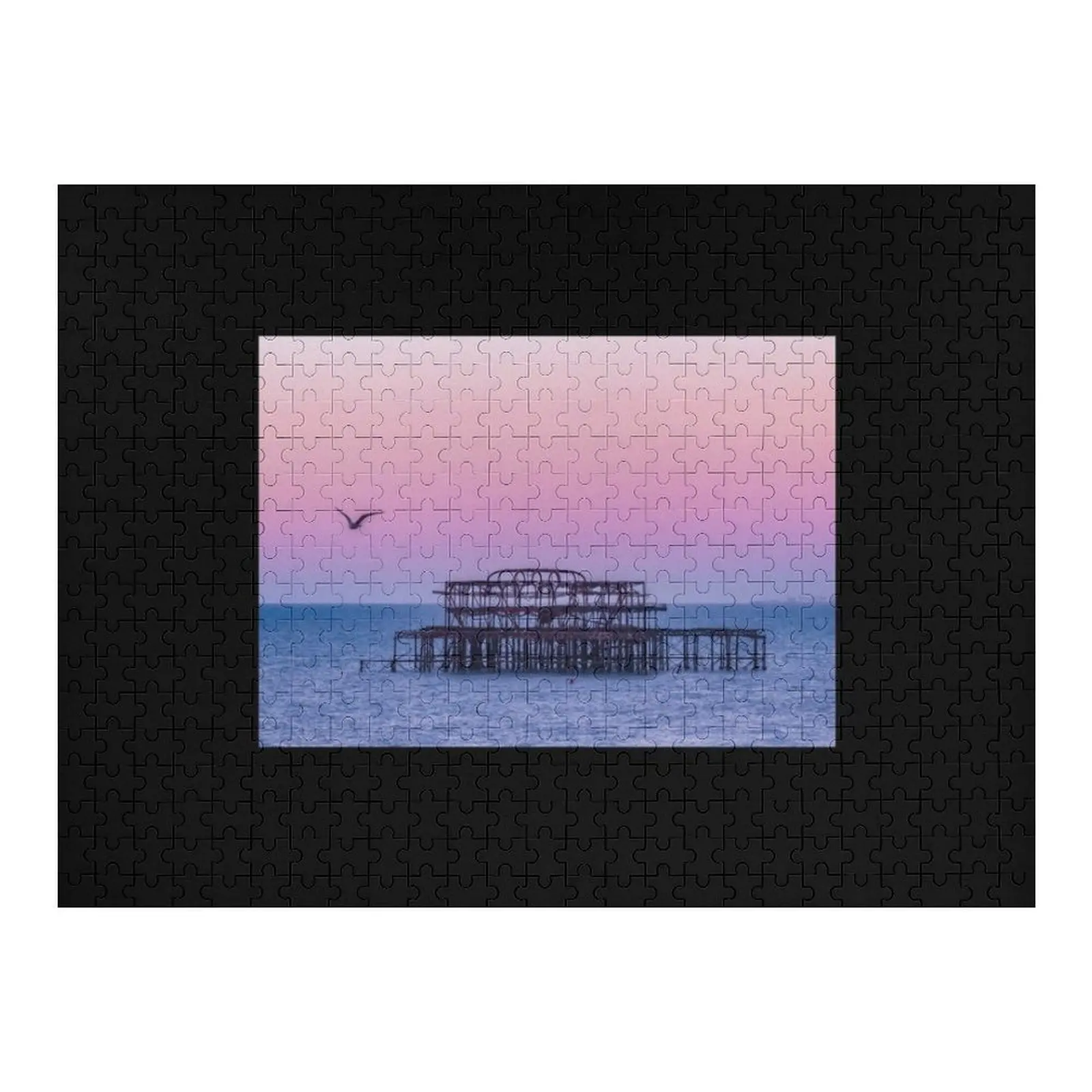 

West Pier Brighton Jigsaw Puzzle Personalized Wooden Compositions For Children Wood Photo Personalized Puzzle